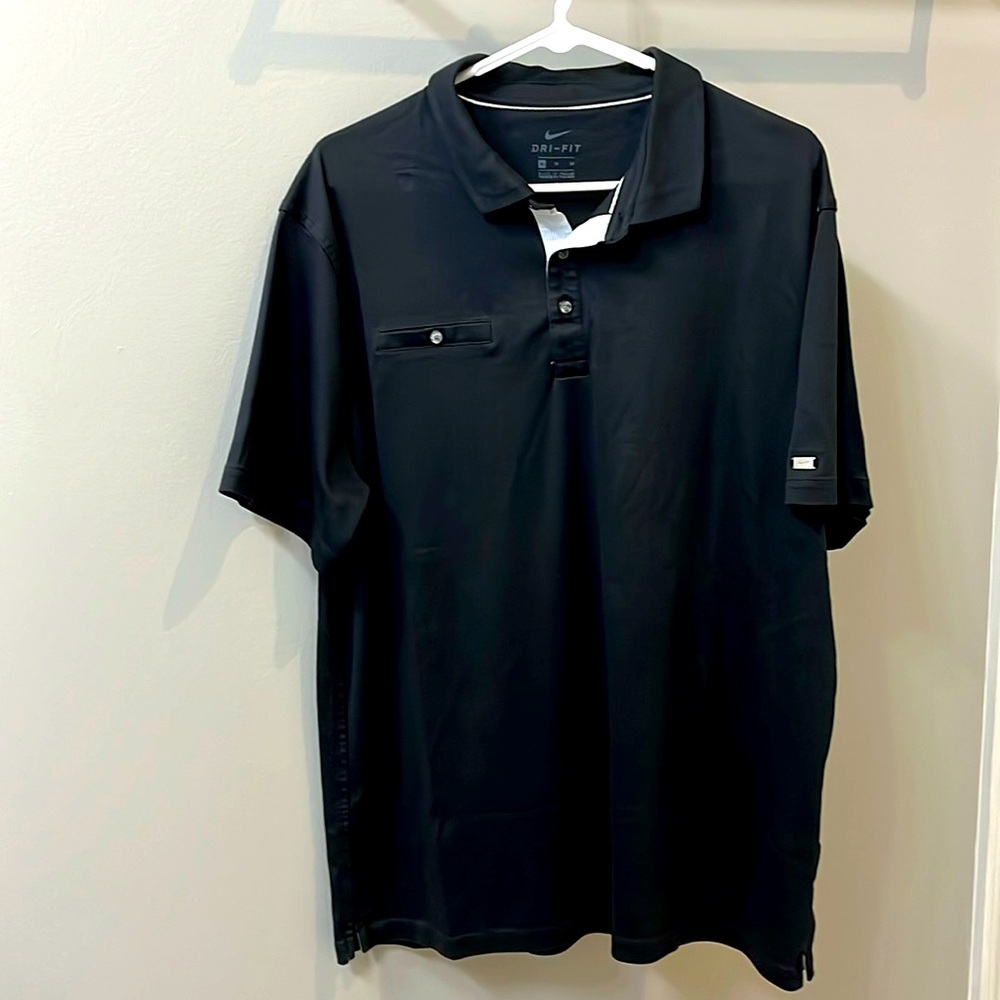 Nike Men's Black polo Shirt size XL